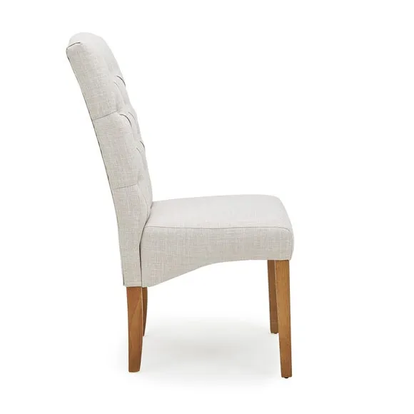 Darcy Set of 2 Dining Chairs, Linen 5