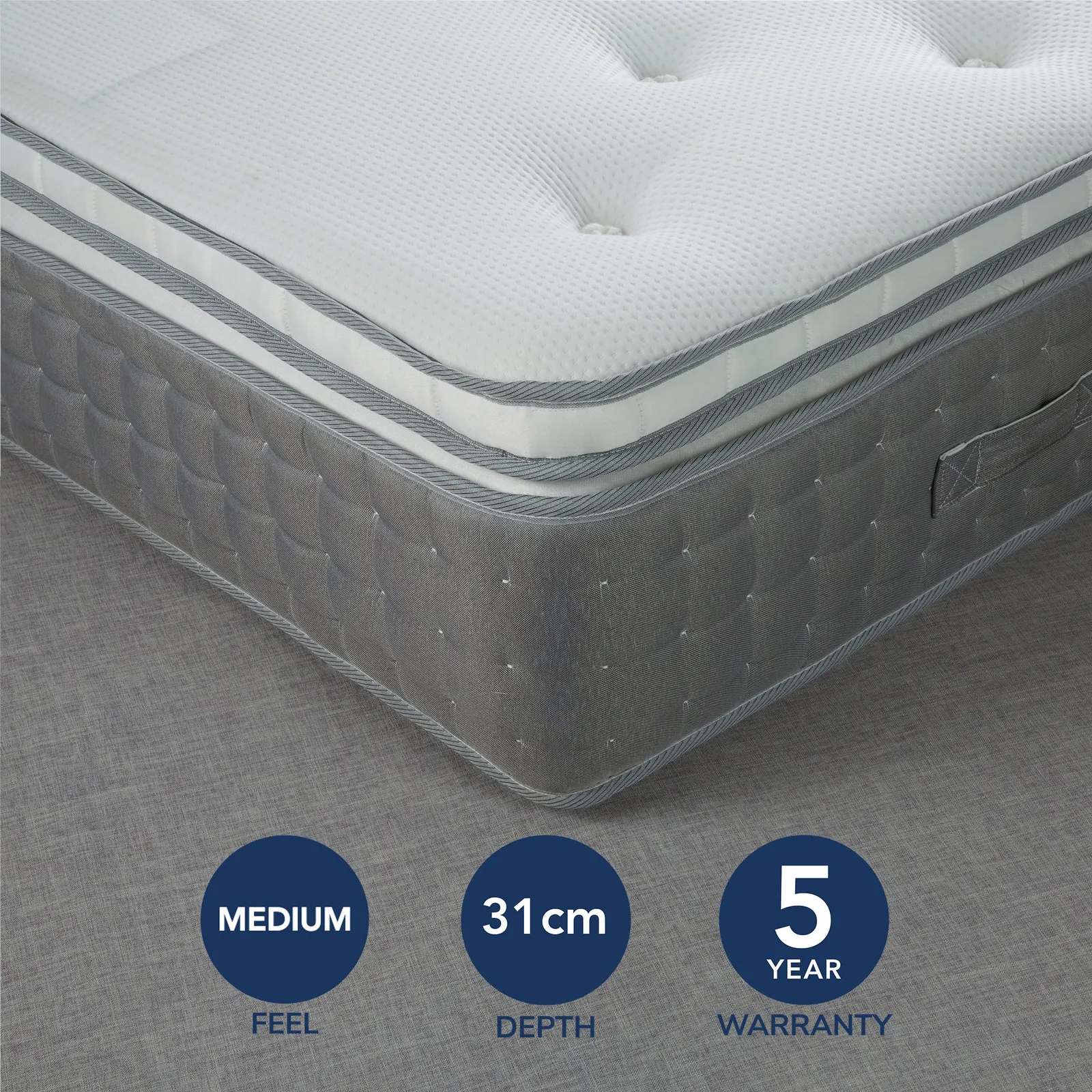 Fogarty Premium 3500 Pocket Sprung Mattress White