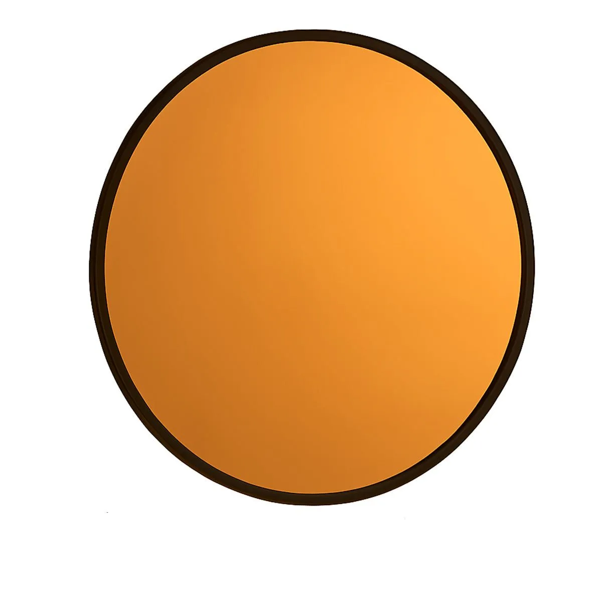 Melody Maison Round Smoked Copper Wall Mirror 80cm X 80cm 6
