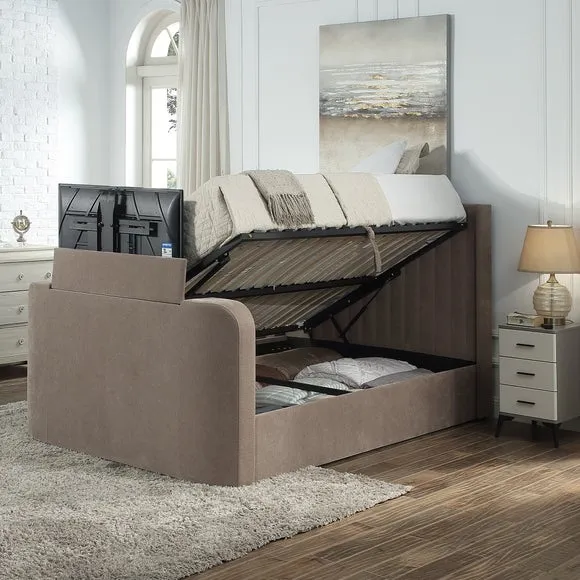 Kensington Side Lift Ottoman TV Bed 3