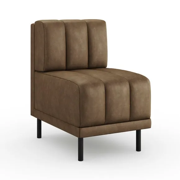 Amali Small Dining Bench, Faux Leather 6