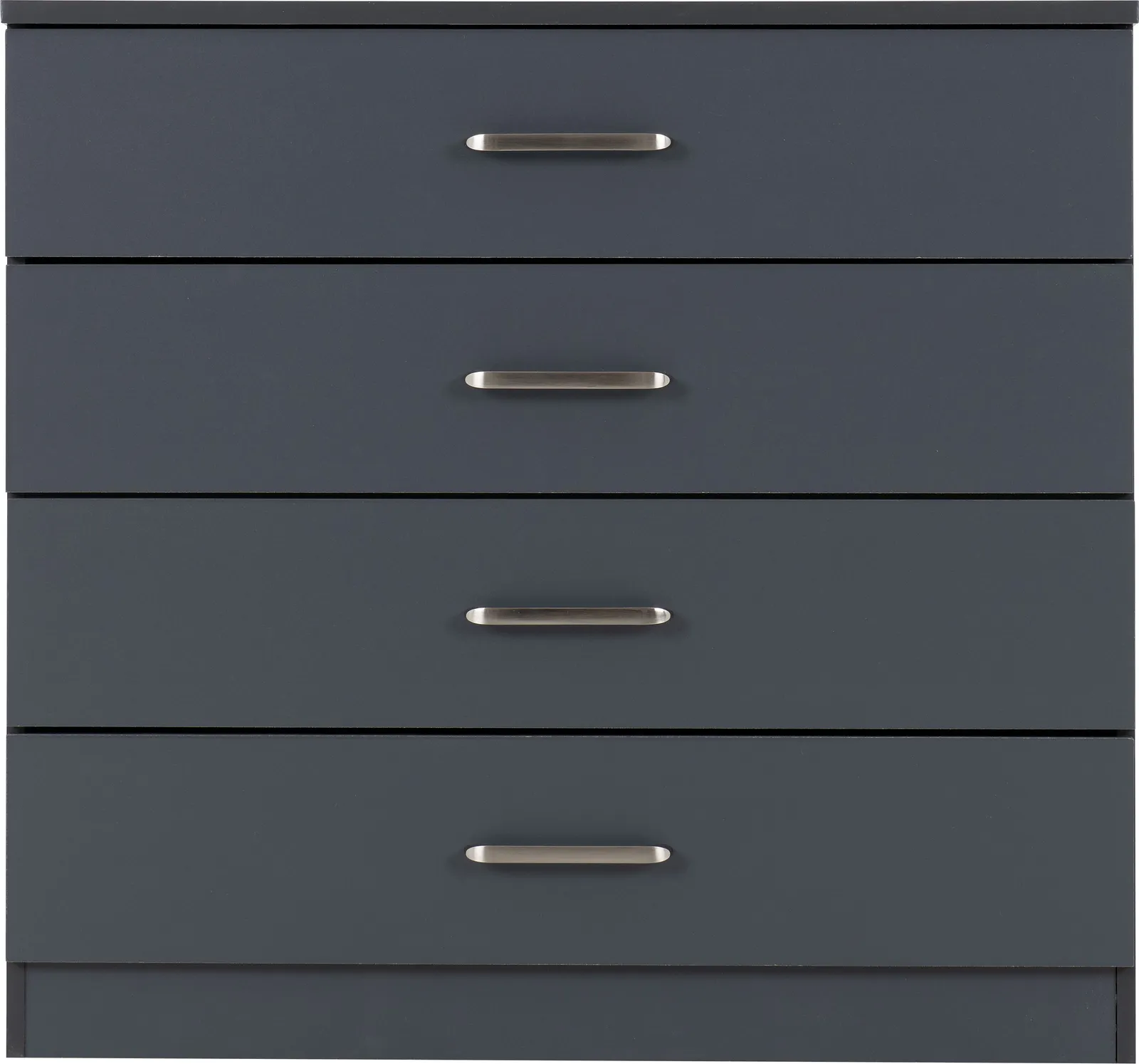 Seconique Dakotia 4 Drawer Chest in Dark Grey 4