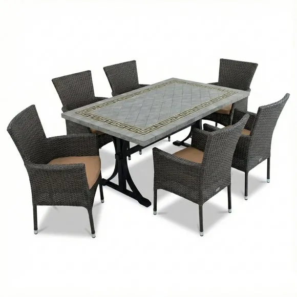 Byron Manor Burlington 6 Seat Dining Set 2