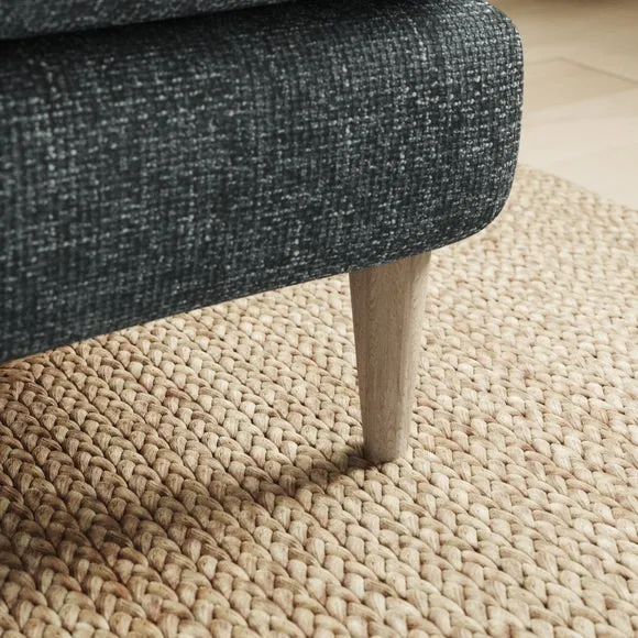 Sven Chunky Chenille Footstool 4