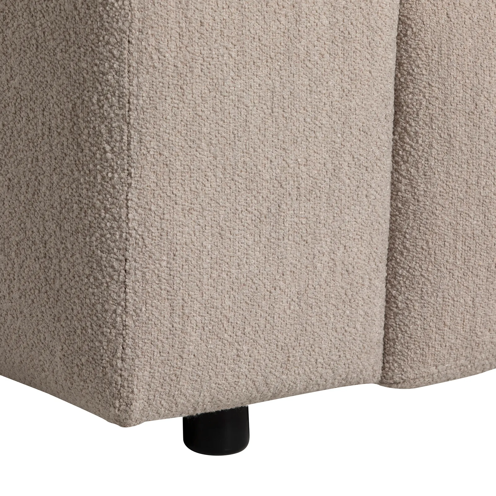 Adessa 1.5 Seater Medium With Armrests Left Modular Sofa, Neutral Fabric | Barker & Stonehouse 6