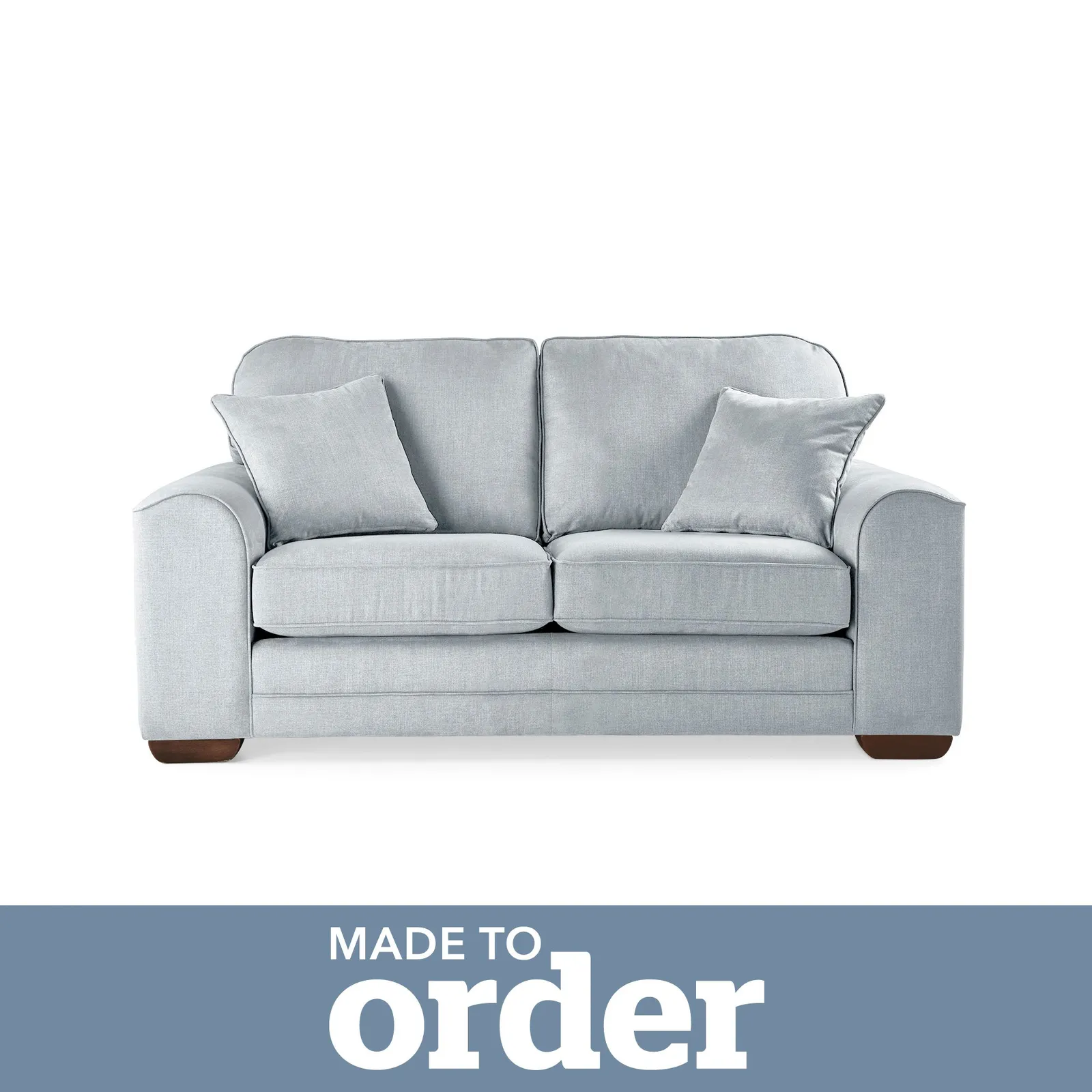 Morello 2 Seater Sofa Brushed Plain Fabric Brushed Plain Dew