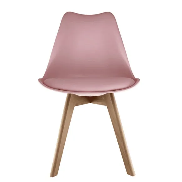 Fusion Living Soho Plastic Dining Chair with Squared Legs 3