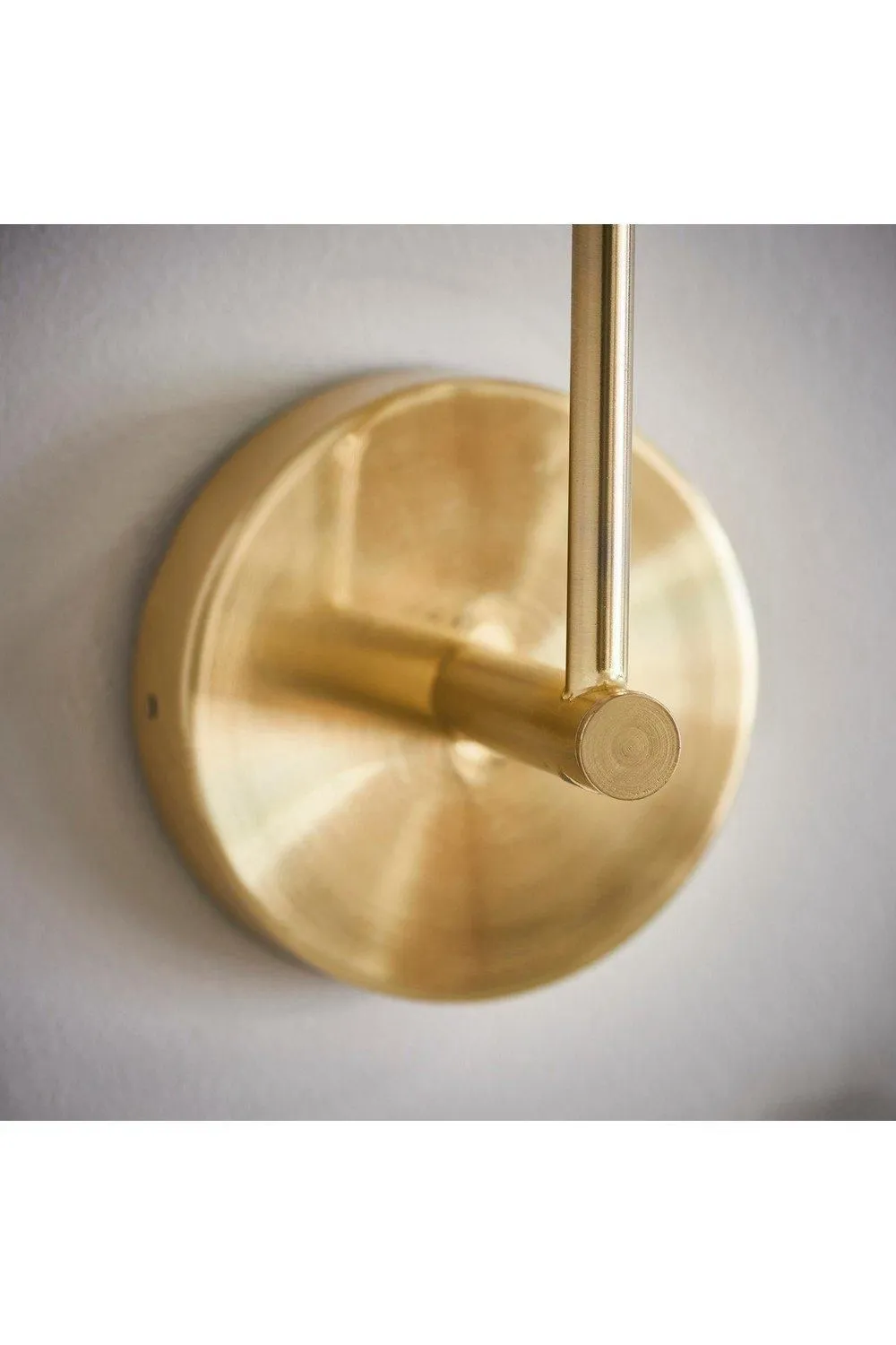 Netlighting Otto Wall Satin Brushed Gold Effect Plate & Gloss Opal Glass 1 Light Dimmable IP20 G9 5