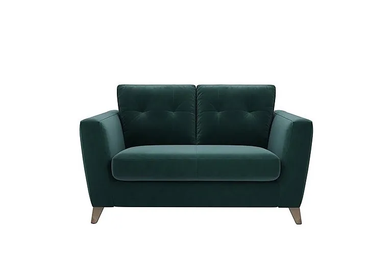 Hermione 2 Seater Fabric Sofa - Evening Teal