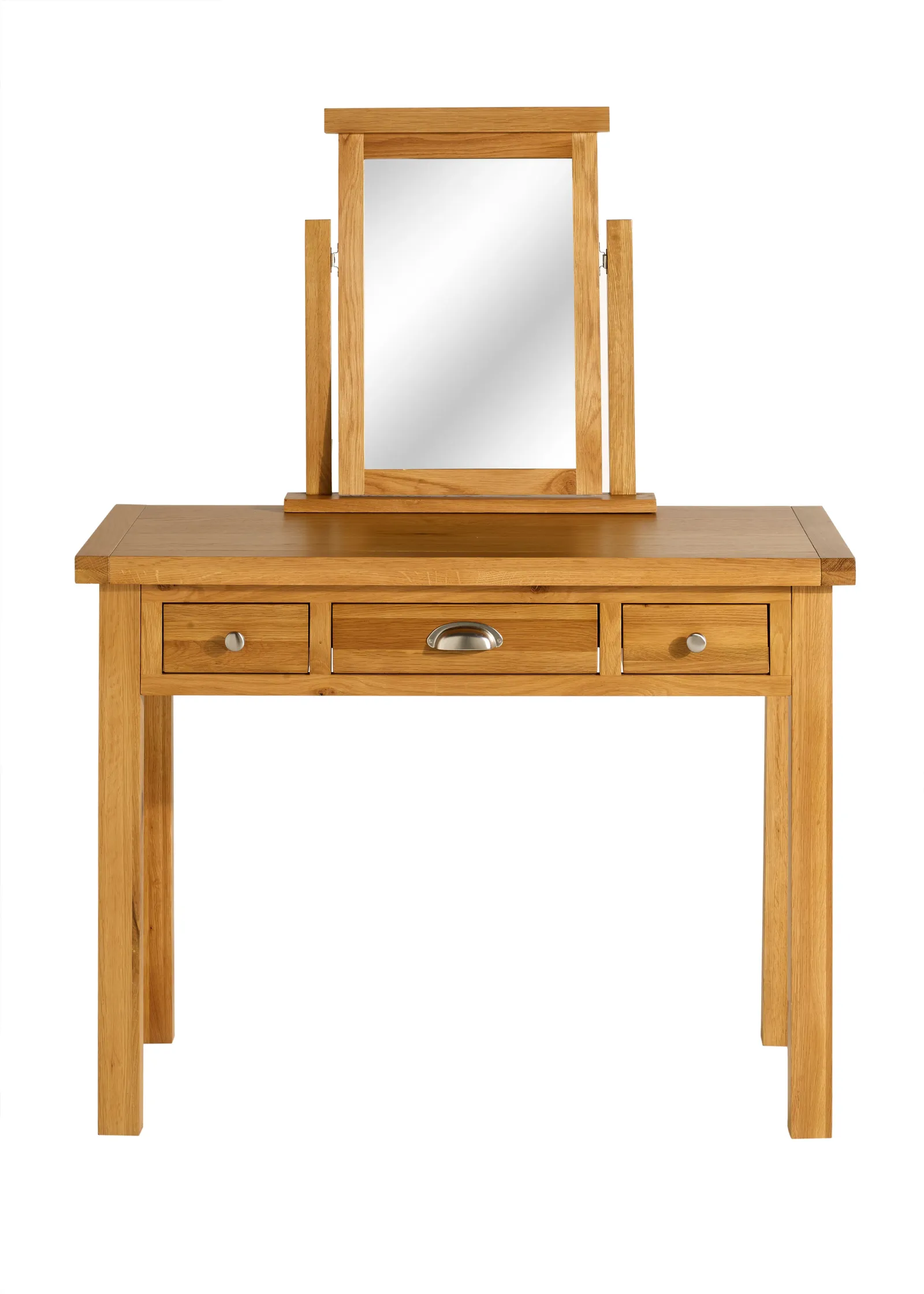 Birlea Woburn 3 Drawer Dressing Table Oak in Light Oak 5
