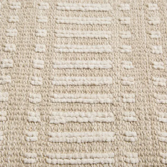 Cotton Chenille Ivory Scatter Rug 2