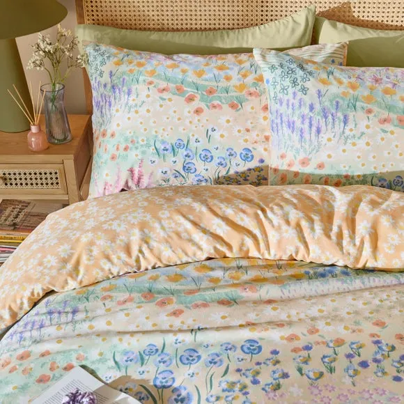 furn Florin Reversible Duvet Set Single, Multi 2