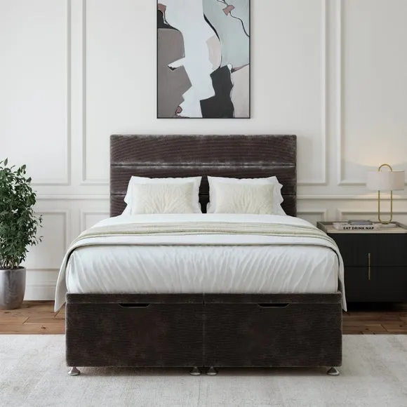 Luxury Chenille End of Bed Ottoman Base 2