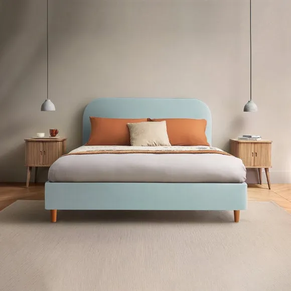 Silentnight Fara Bed Frame, Woven Fabric 1