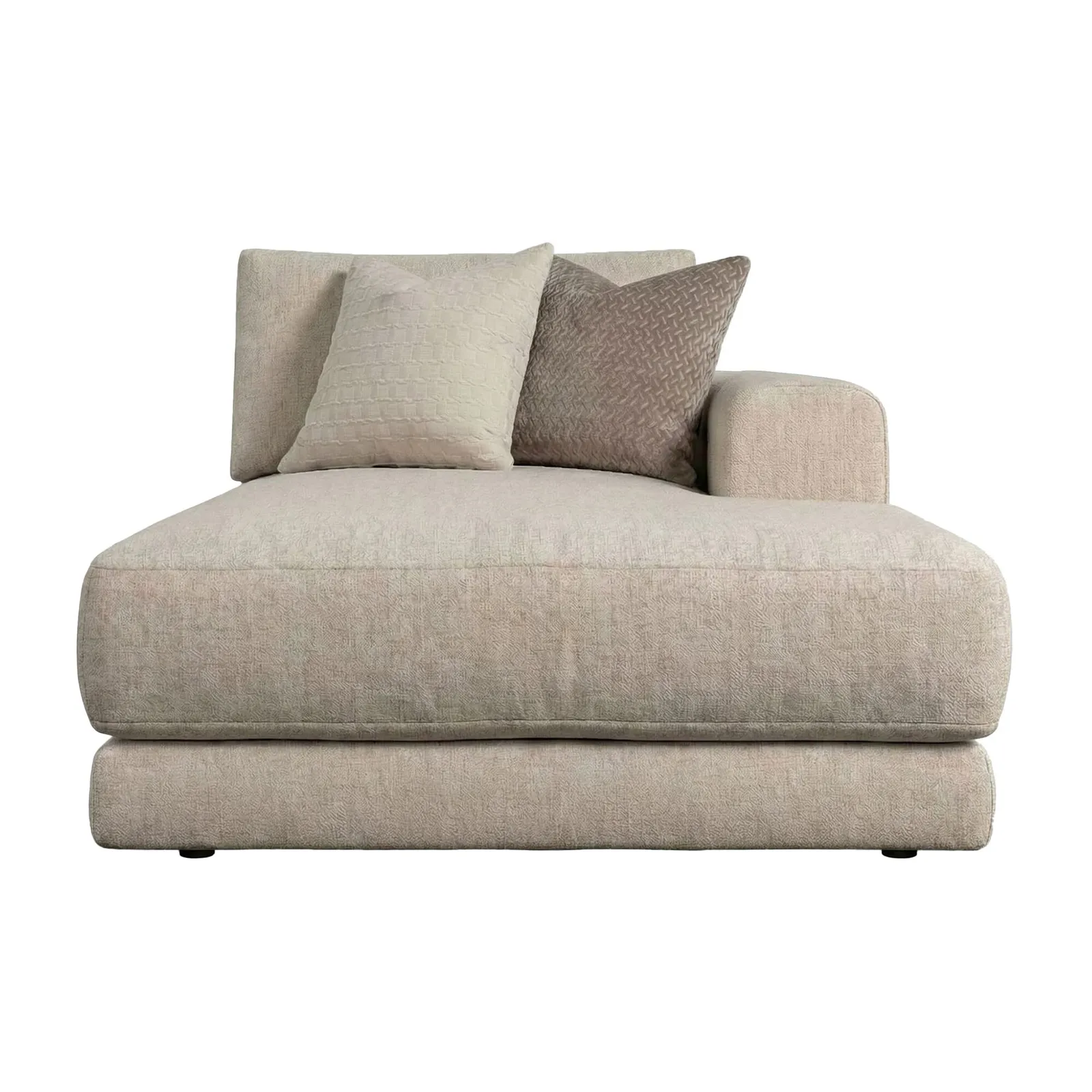 Lomax 1 Arm Chaise Rhf Modular Sofa, Neutral Fabric | Barker & Stonehouse 3