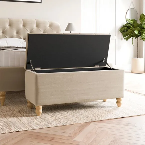 Arriana Woven End of Bed Storage Ottoman 2