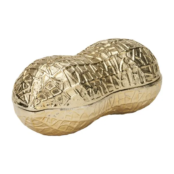 Metal Peanut Lidded Trinket Bowl 3