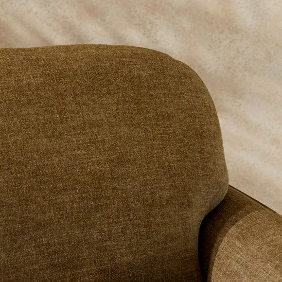 Arthur Linen Chenille Snuggle Chair 4