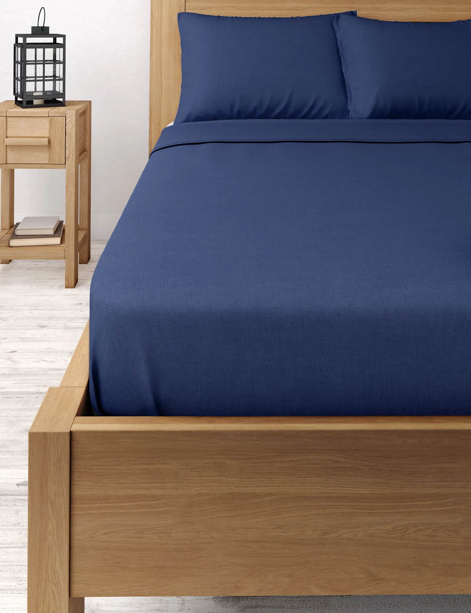 M&S Cotton Rich Percale Flat Sheet