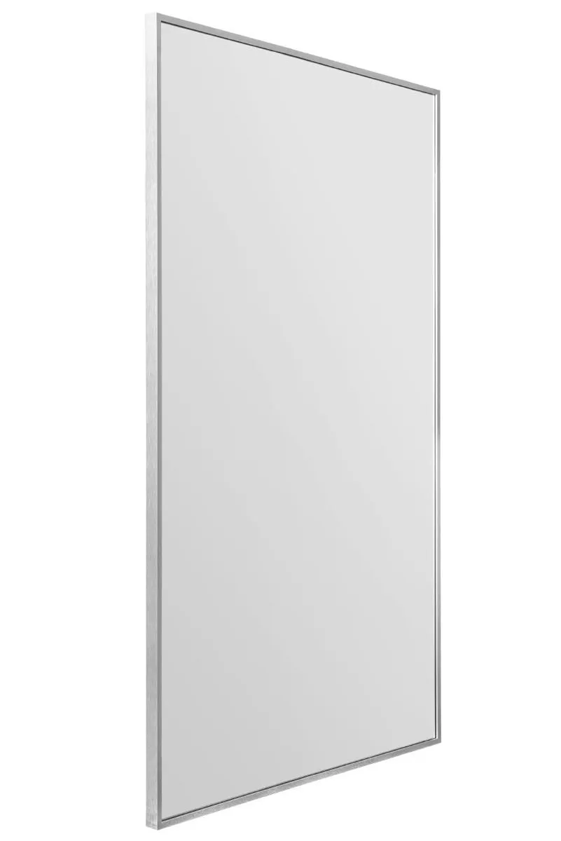 MirrorOutlet Silver Aluminium Edged Wall Leaner Mirror 68" X 33" (174 X 85CM) 3