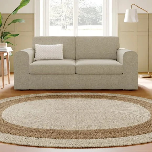 Abel Basketweave 3 Seater Sofa 1