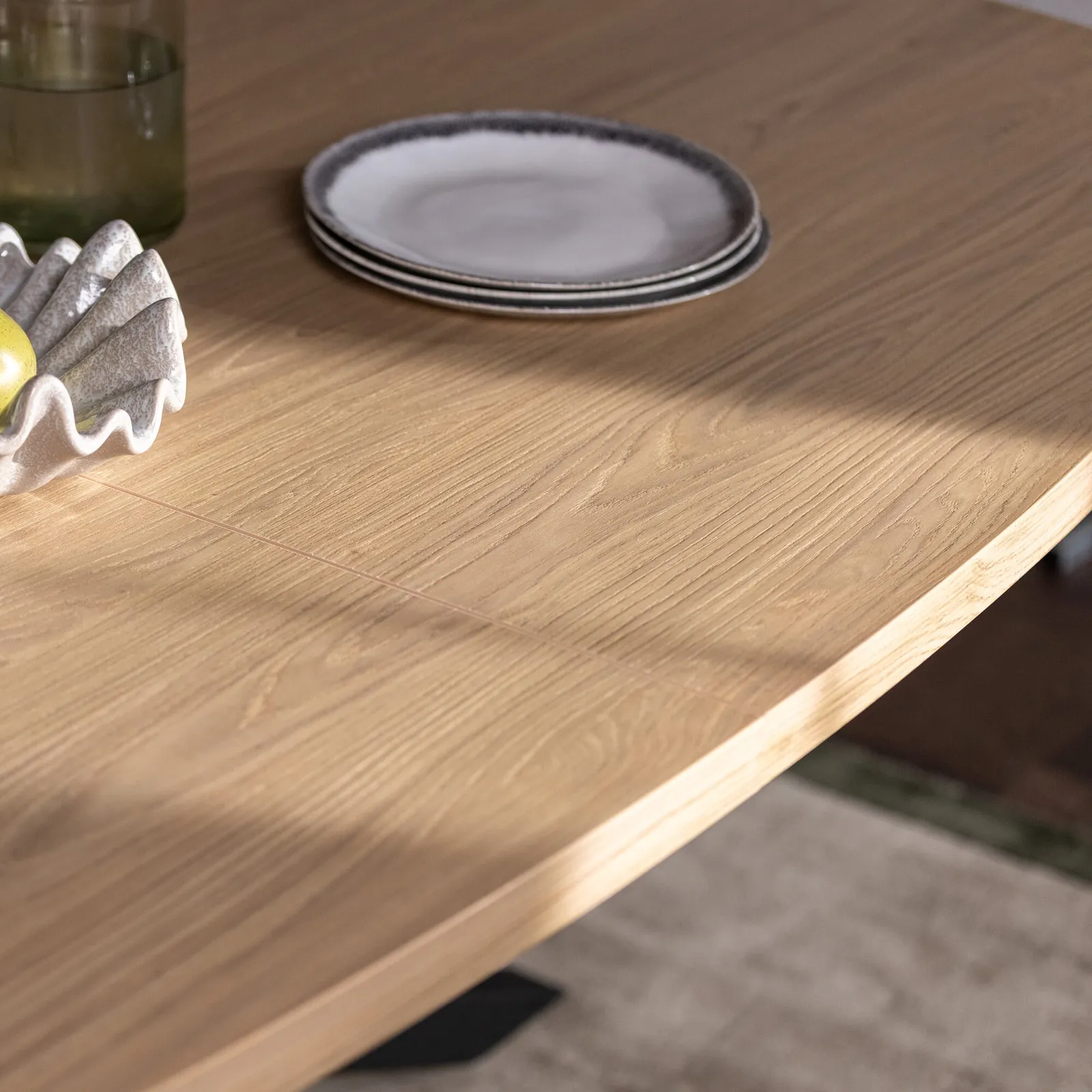 Erzen Oval Extending Dining Table 220/280X120X77Cm, Round, Neutral | Barker & Stonehouse 5