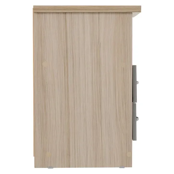 Nevada 2 Drawer Bedside Table 5