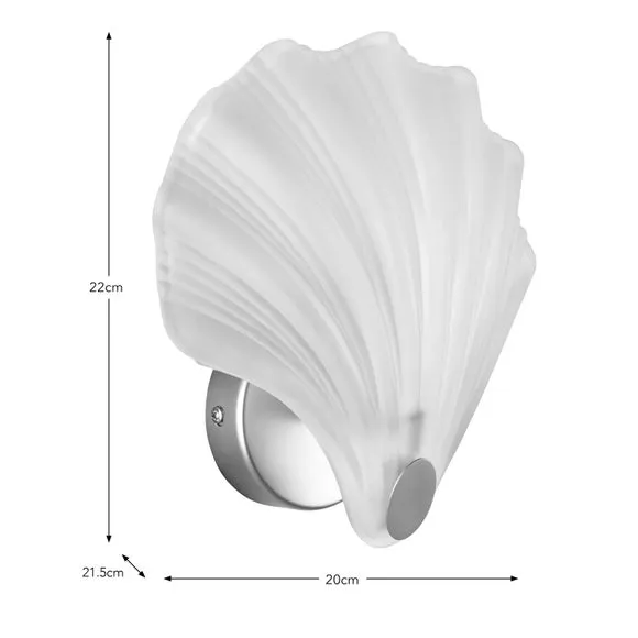 Shell Coastal Bathroom Wall Light 5