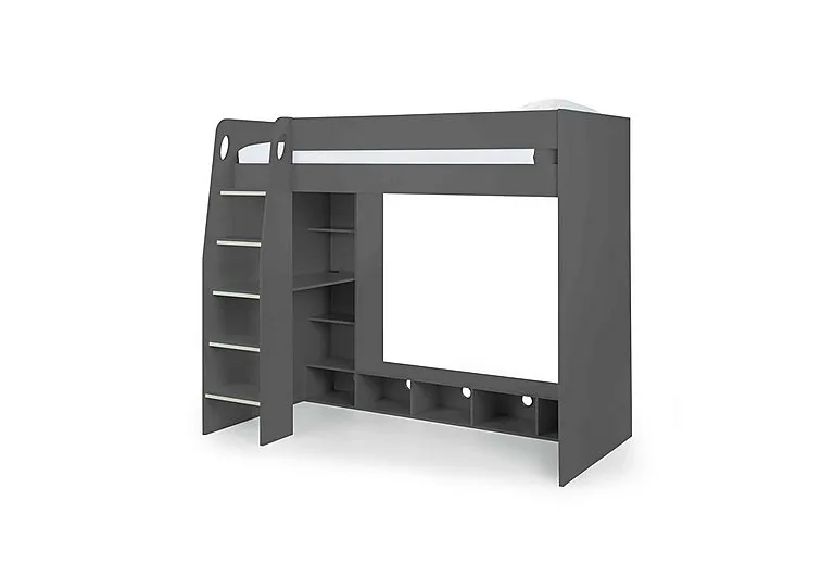 Clara Gaming Bed with Desk - Anthracite