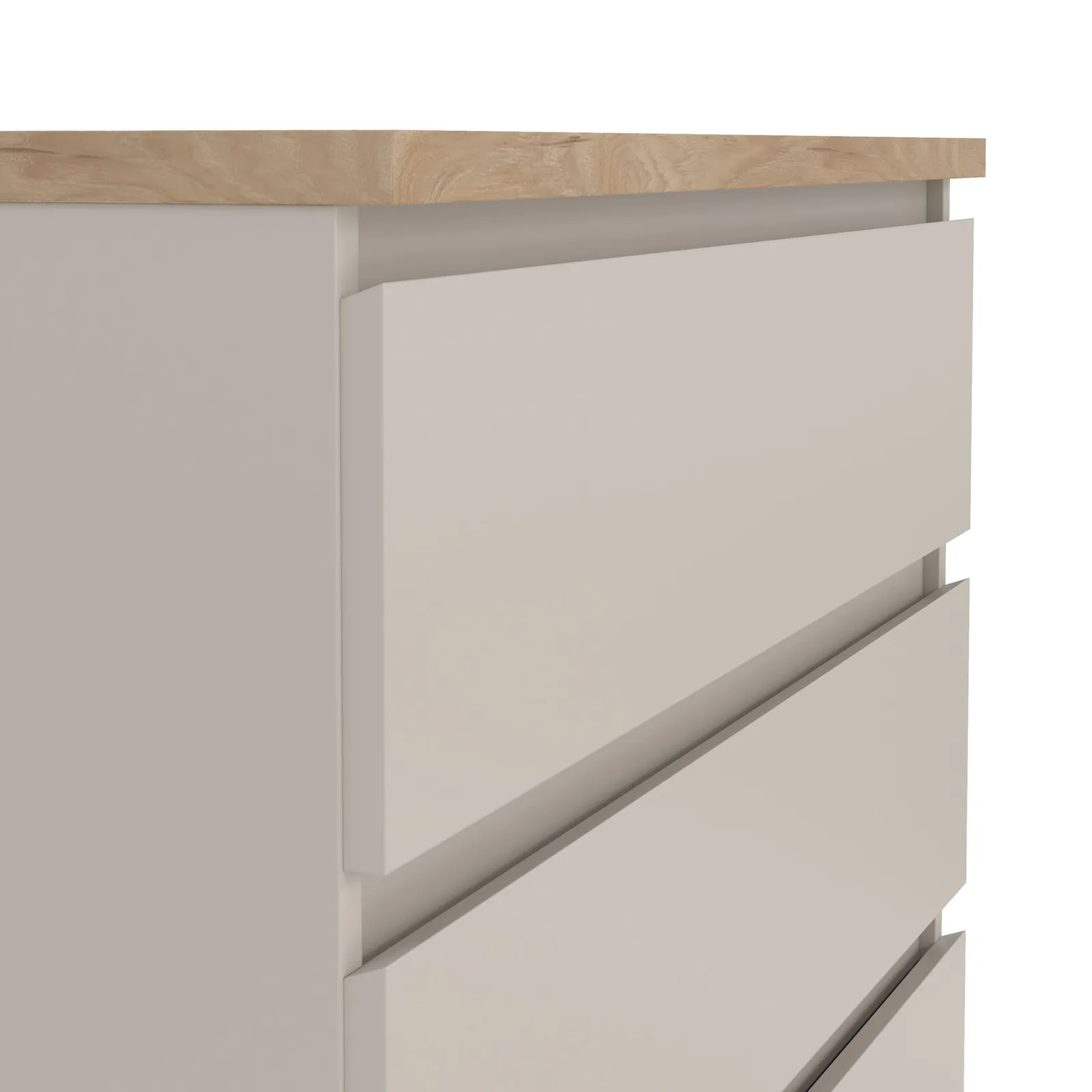 Furniture To Go Naia Chest of 5 Drawers in Beige 6