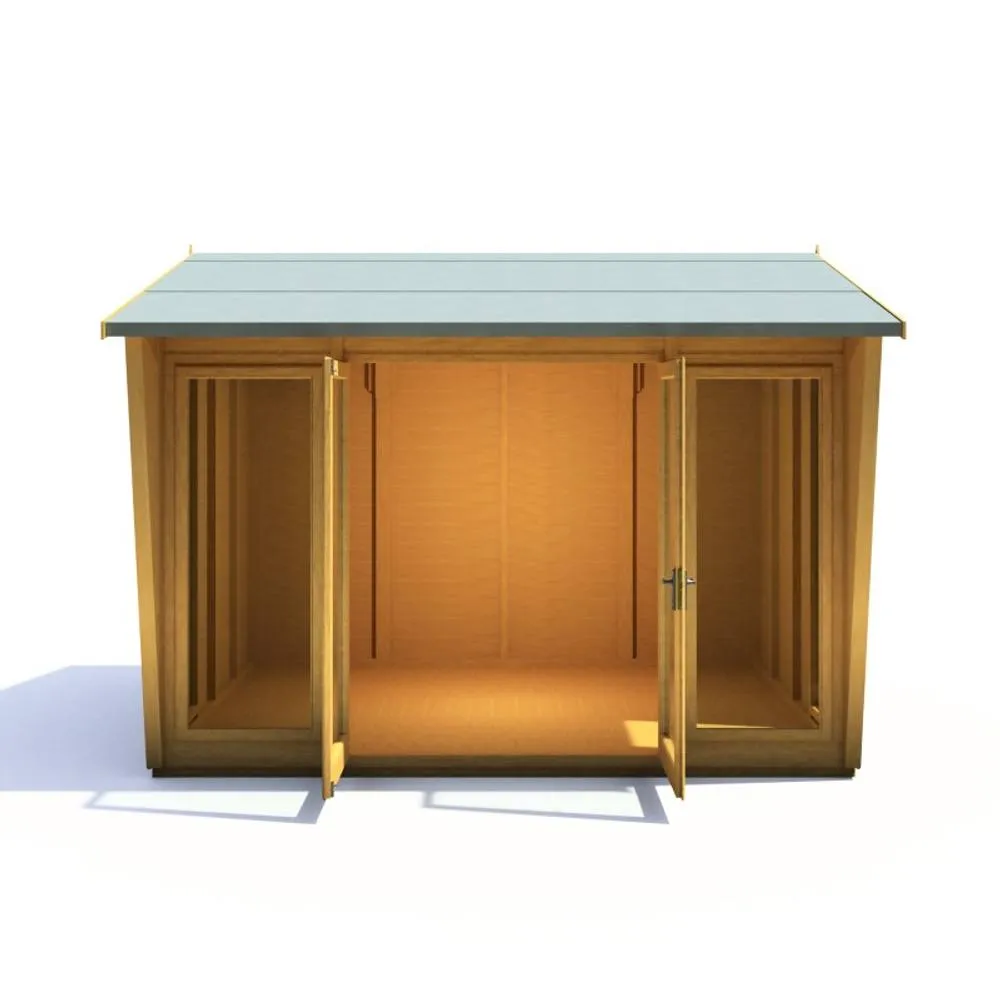 Shires Burghclere 10 x 8 Feet Summerhouse - L294.3 x W320.8 x H241 cm in Light Brown 2