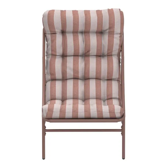 Stripe Cushion Bistro Set 4