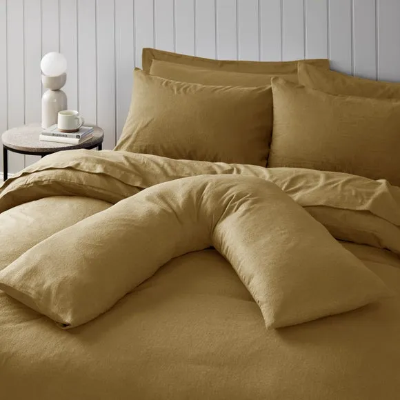 Soft & Cosy Luxury 100% Brushed Cotton V-Shape Pillowcase 2