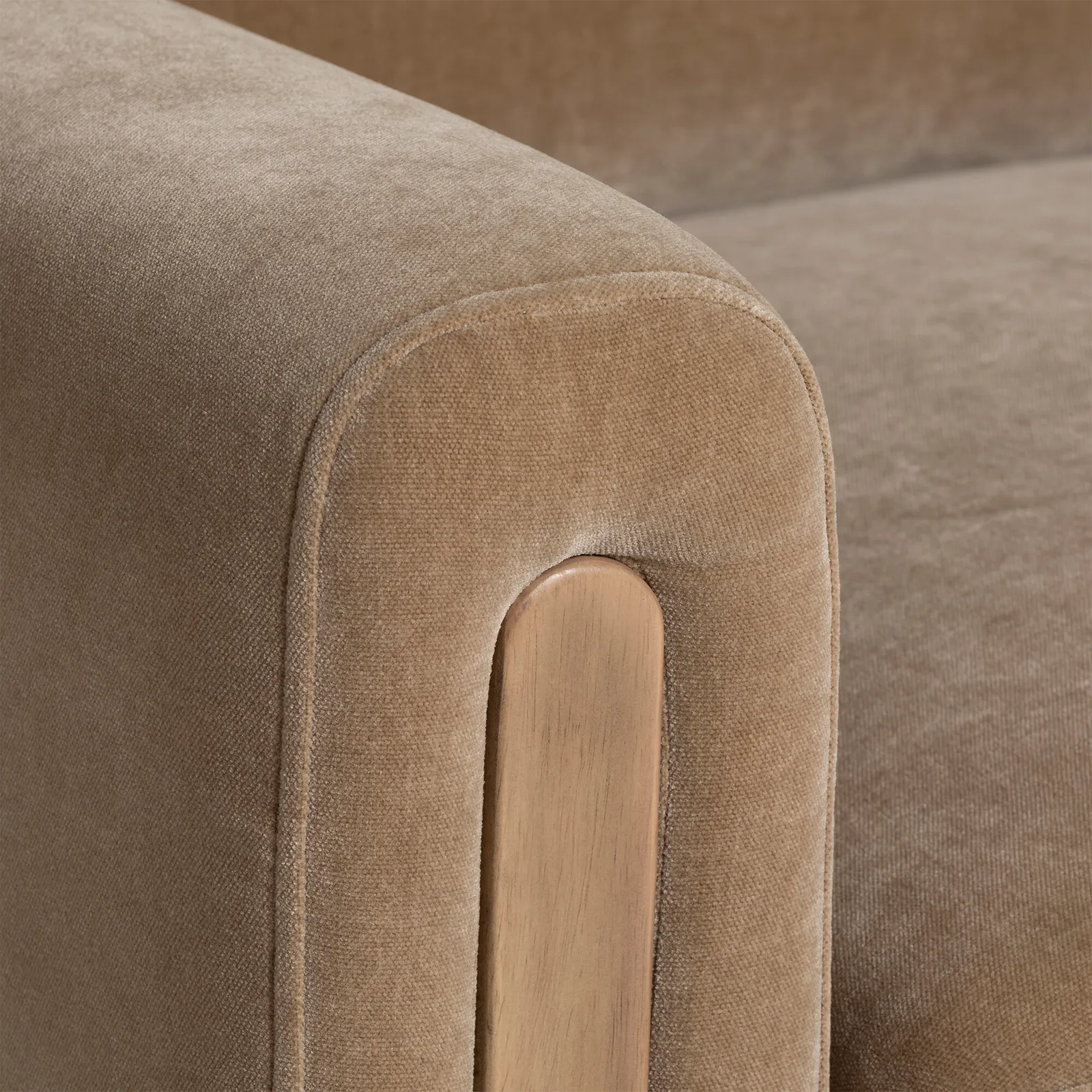 Reynard Loveseat Sofa, Neutral Fabric | Barker & Stonehouse 4