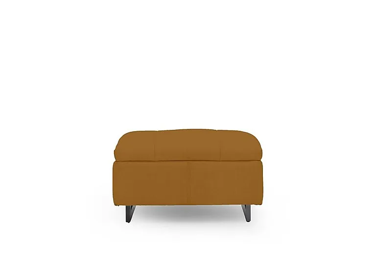 Gisella Fabric Large Footstool - Opulence Saffron