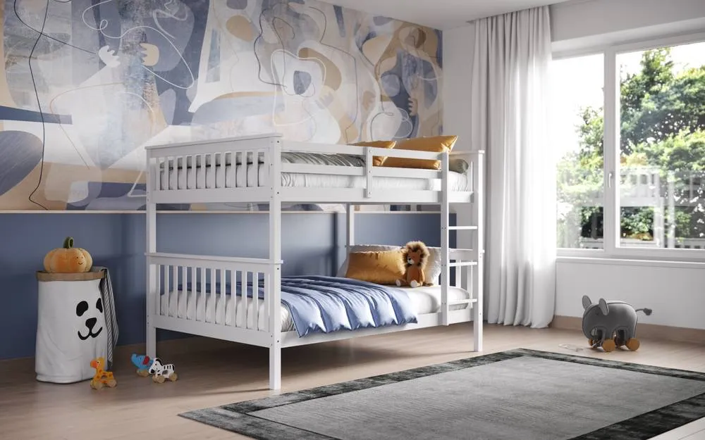Flair Tetrad Bunk Bed in White