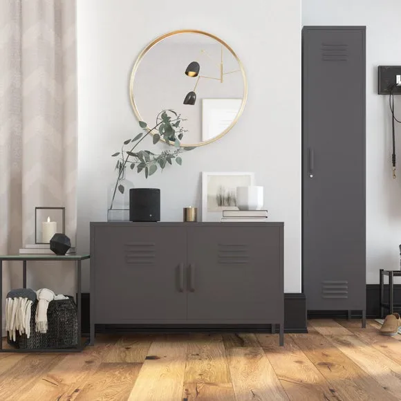 Bradford 2 Door Metal Accent Cabinet 2