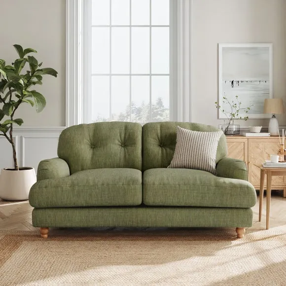 Martha Faux Linen 2 Seater Sofa 1