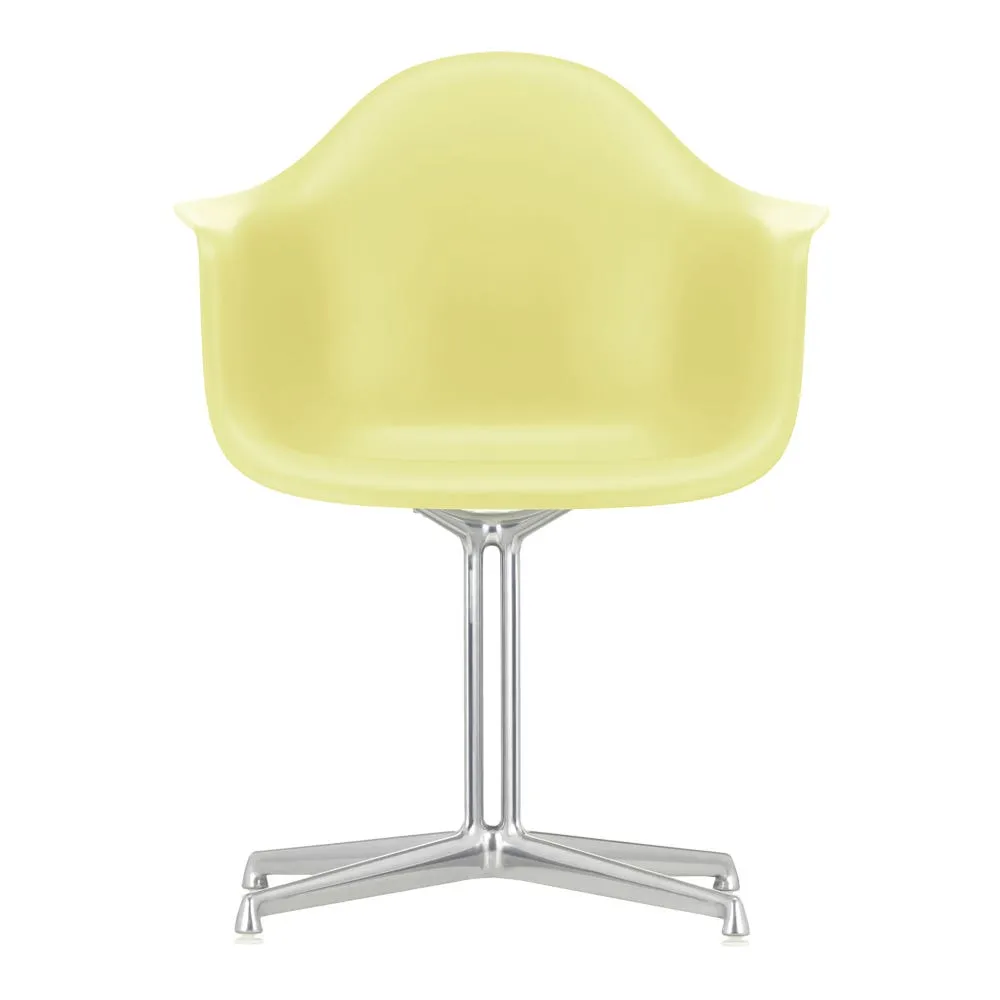 Vitra Eames DAL Armchair RE in Citron with 03 Aluminium Polished Base 05 Glides 1