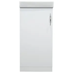 Wickes White Gloss Vanity Unit & Basin - 905 x 405mm