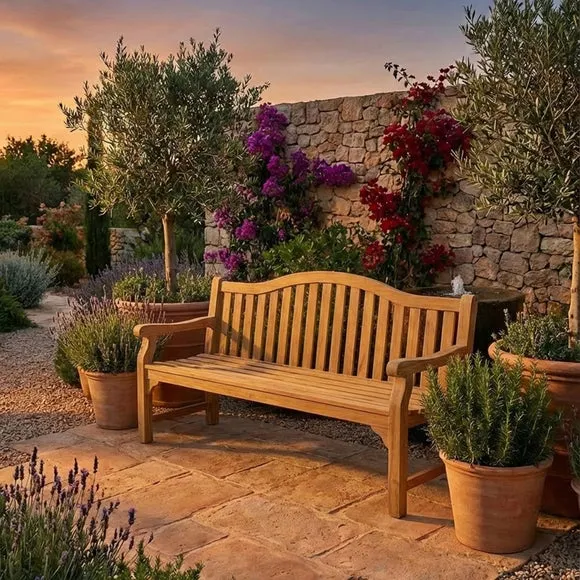 Maria 3 Seater Bench 6