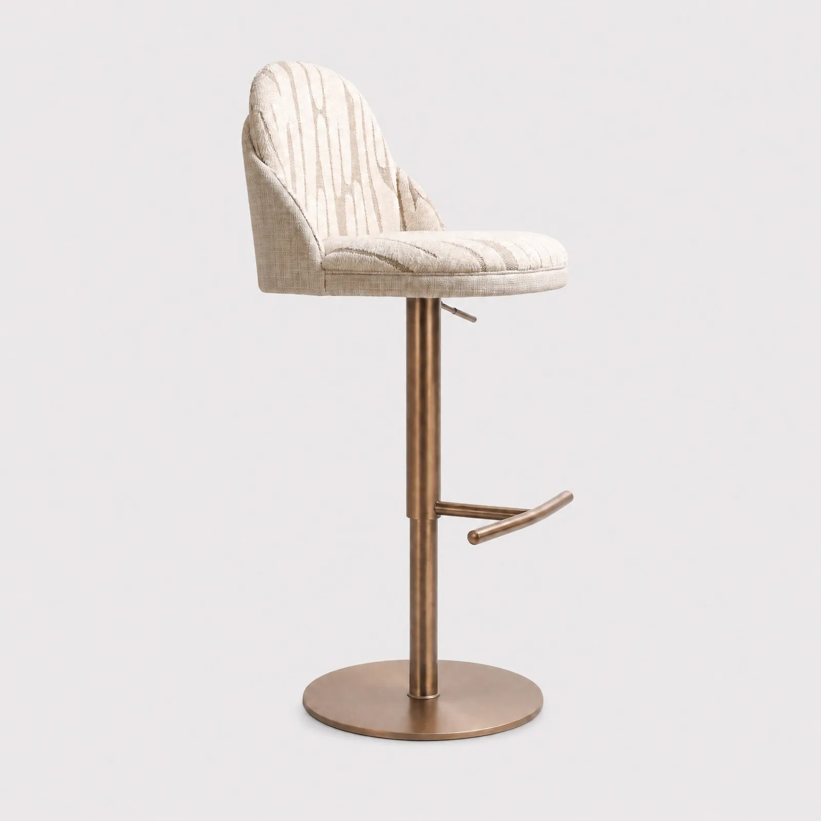 Bramley Bar-Stool, Neutral Fabric | Barker & Stonehouse 2