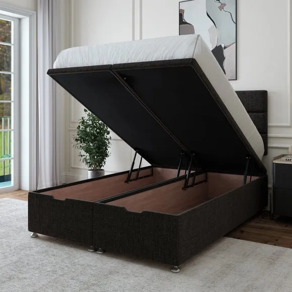Woven Fabric End of Bed Ottoman Base 4