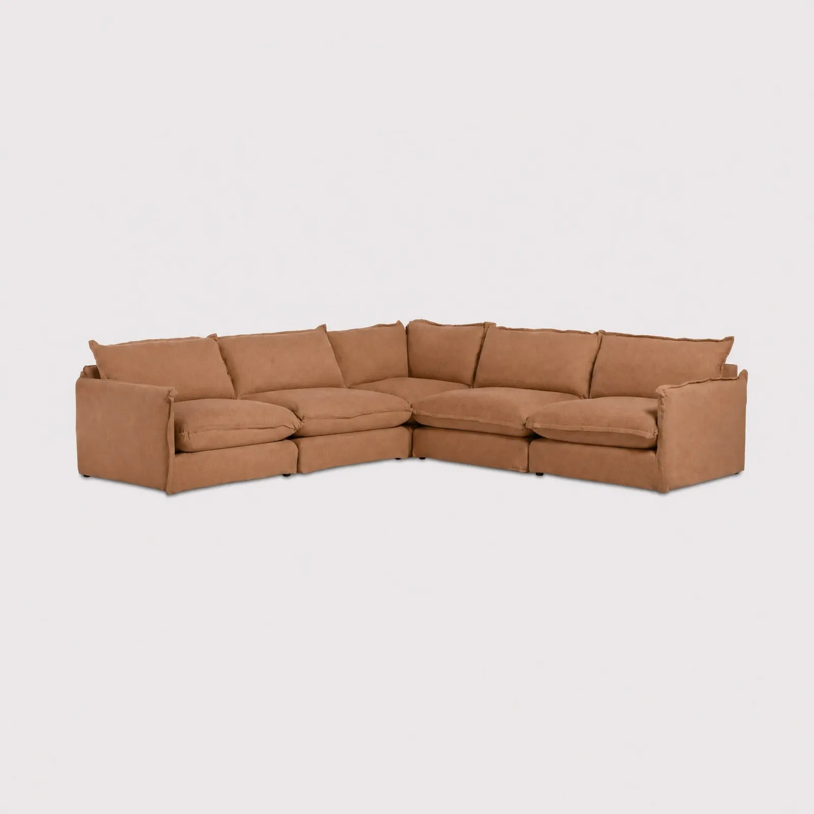 Apperley Corner Sofa, Brown Fabric | Barker & Stonehouse 1
