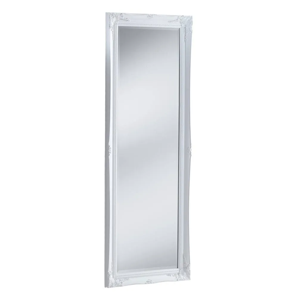 Yearn Mirrors French Style Carved Tall Mirror White 166x60cm 3