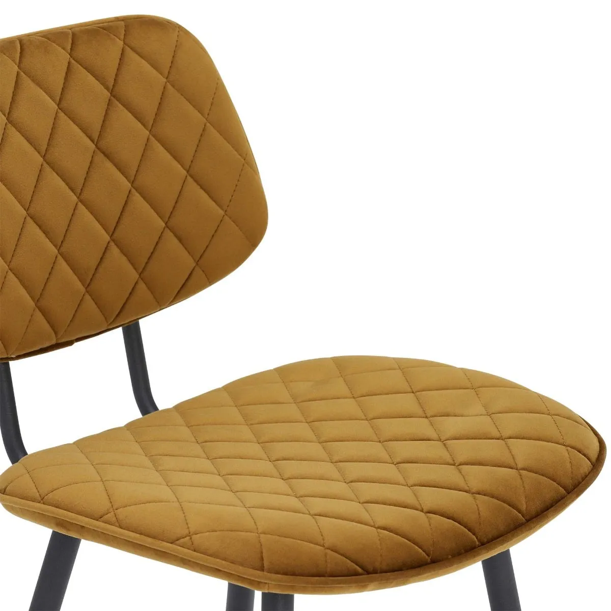 Archer Counter Stool, Yellow Velvet | Barker & Stonehouse 5