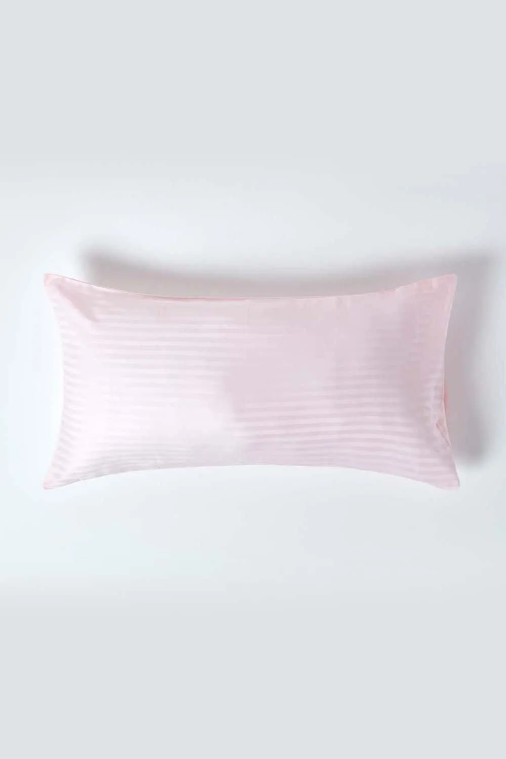 Homescapes Egyptian Cotton Ultrasoft Housewife Pillowcase 330 TC, King Size in Pink 1