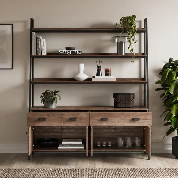 Fulton Wide Ladder Storage Cabinet 2