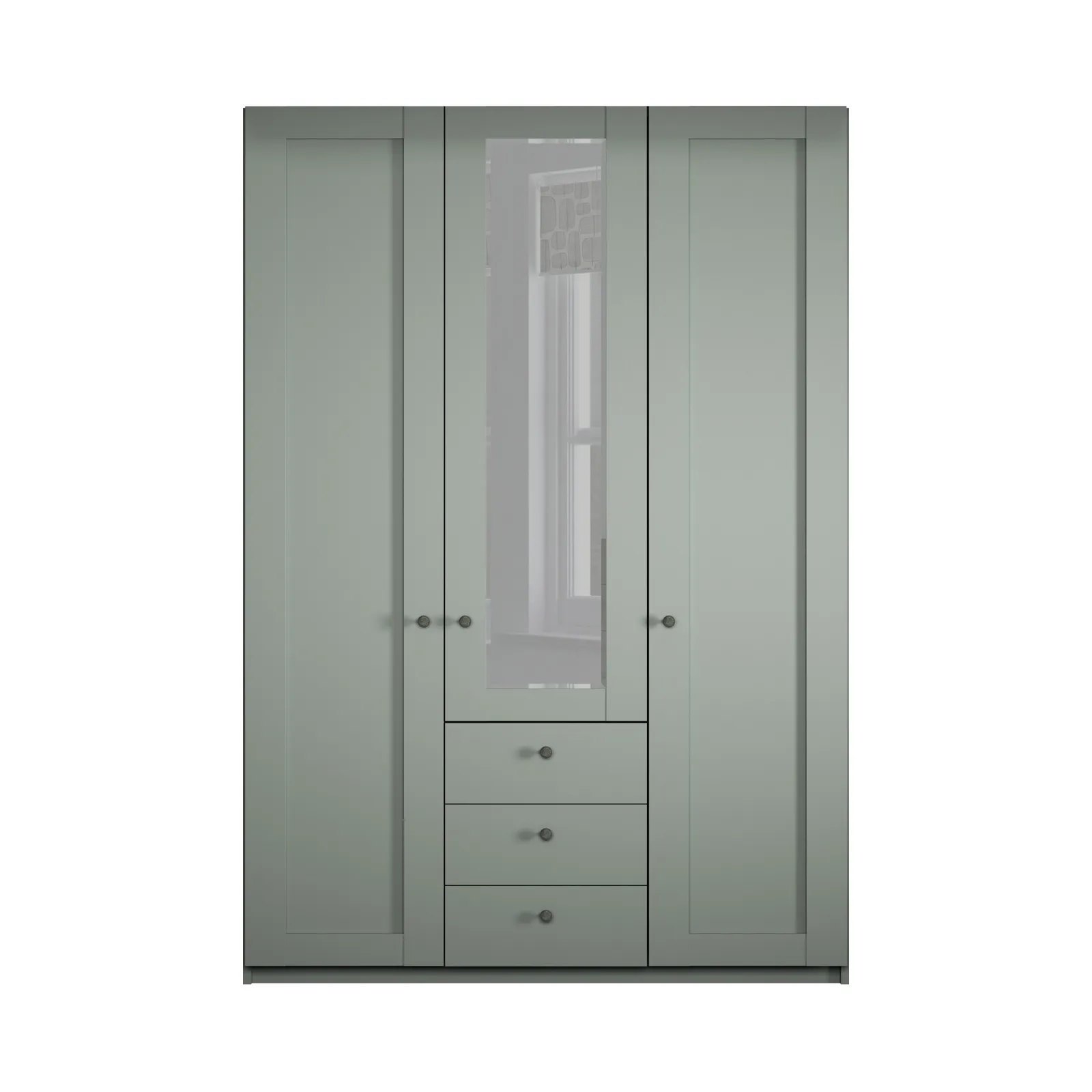 Varese Functional Unit 3 Drawers, Green | Barker & Stonehouse 3