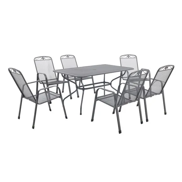 Pacific Lifestyle Savoy Rectangular 6 Seater Dining Set 5